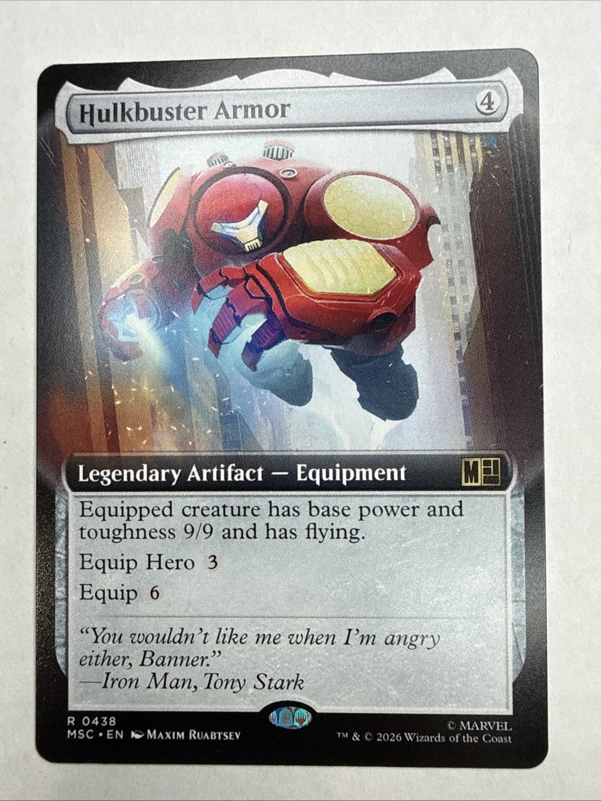 Hulkbuster Armor (Extended Art) Commander: Marvel Super Heroes Regular NM