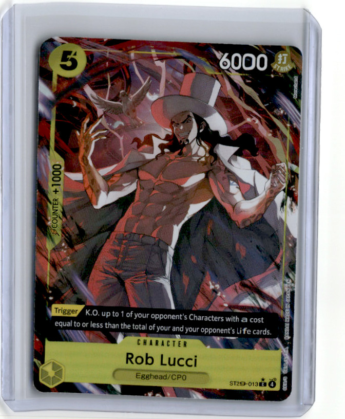 One Piece CCG Rob Lucci ST29-013 (C) Alt Art Starter Deck (EGGHEAD)