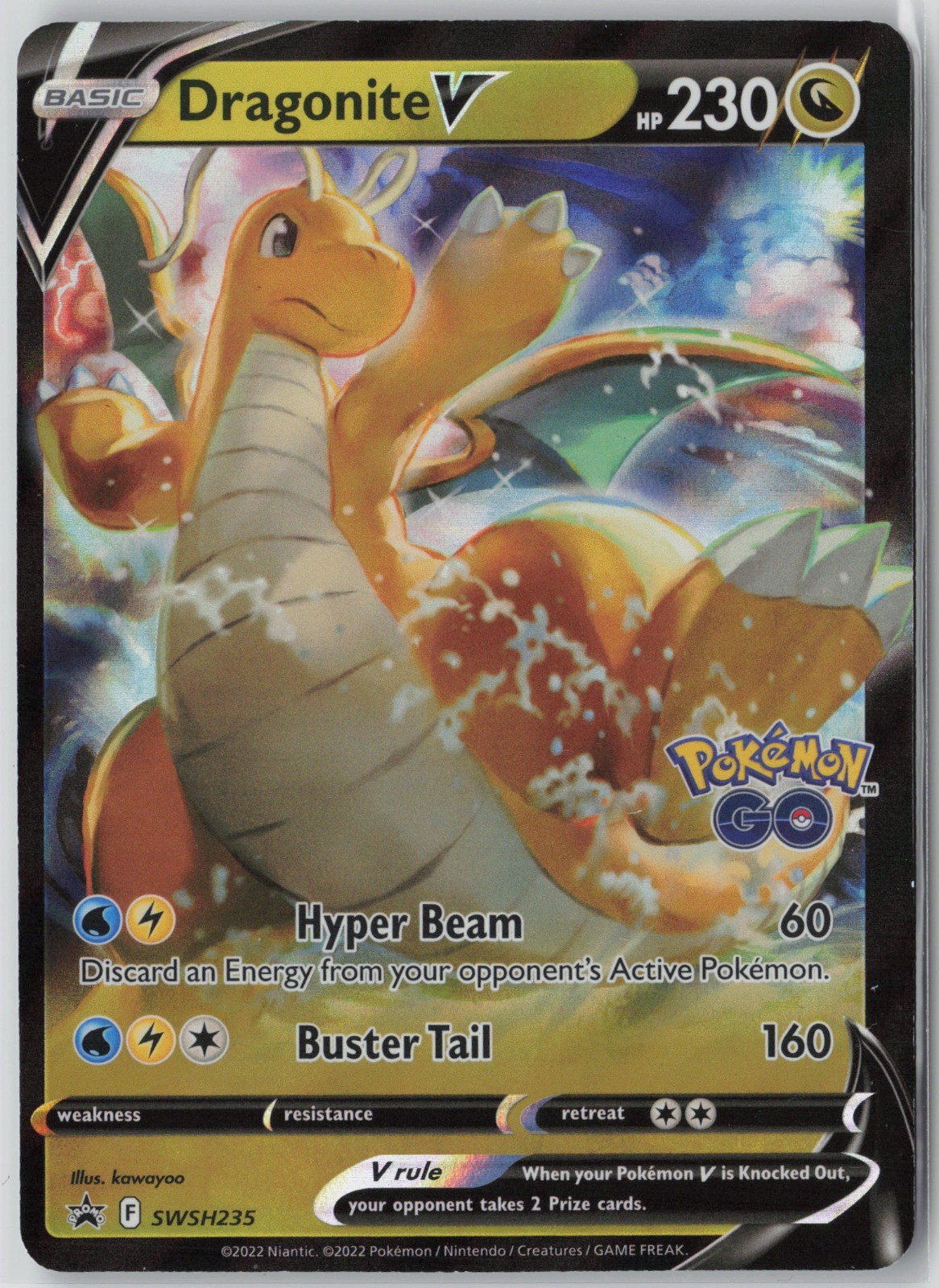 Dragonite V Promo SWSH: Sword & Shield Promo Cards SWSH235 LP-NM