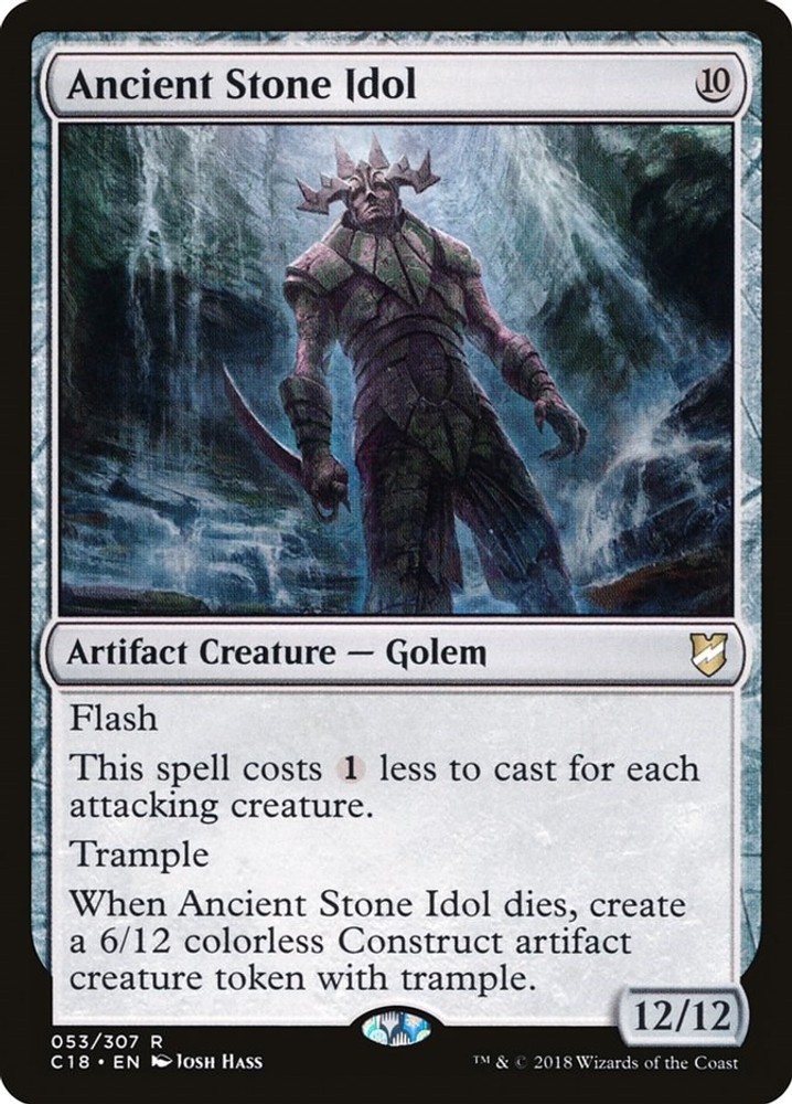 NM – Ancient Stone Idol [C18 – 53] Commander 2018