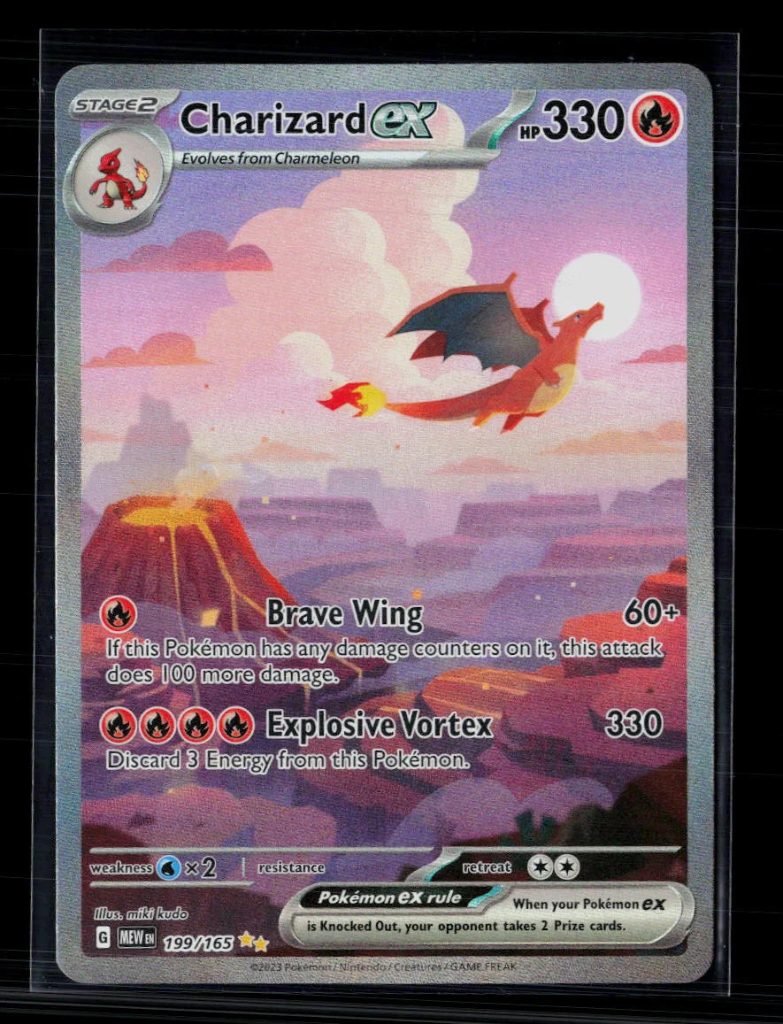 Pokemon 2023 Scarlet & Violet 151 Charizard EX SAR #199/165
