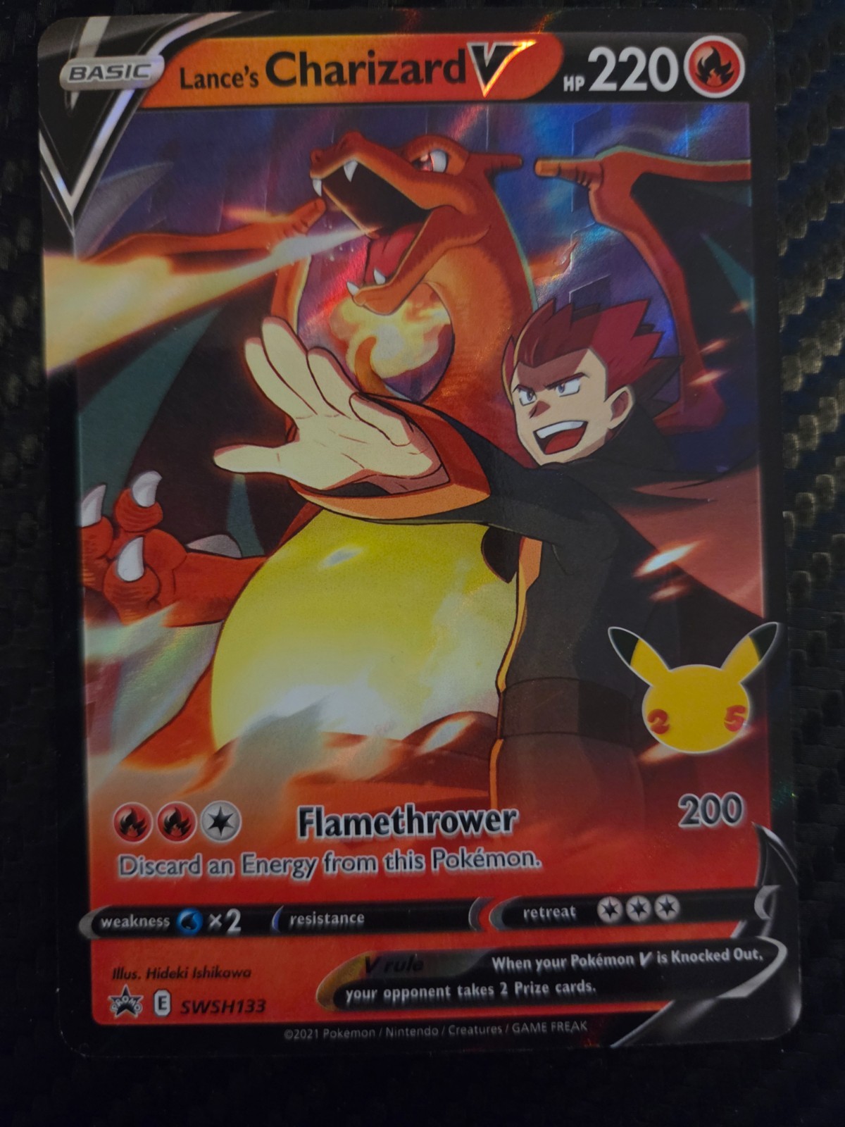Lance’s Charizard V SWSH133 SWSH: Sword & Shield Promo Cards Holo