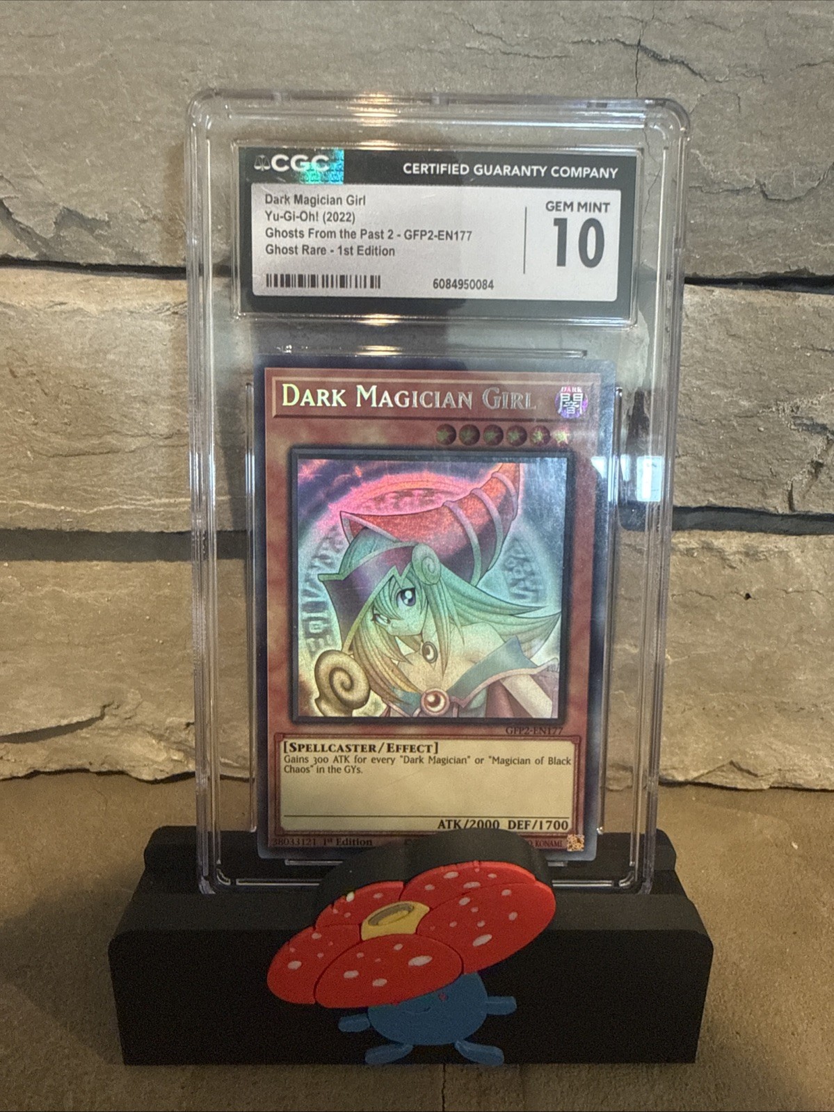 Dark Magician Girl Yugioh 2022 GFP2-EN177 Ghost Rare 1st Edition CGC 10