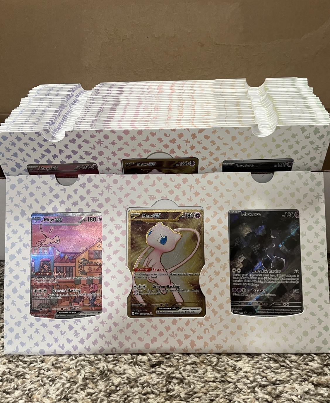 Pokémon 151 UPC Promo Set, Box Fresh: Metal Mew 205, Sealed Mew 053 & Mewtwo 052