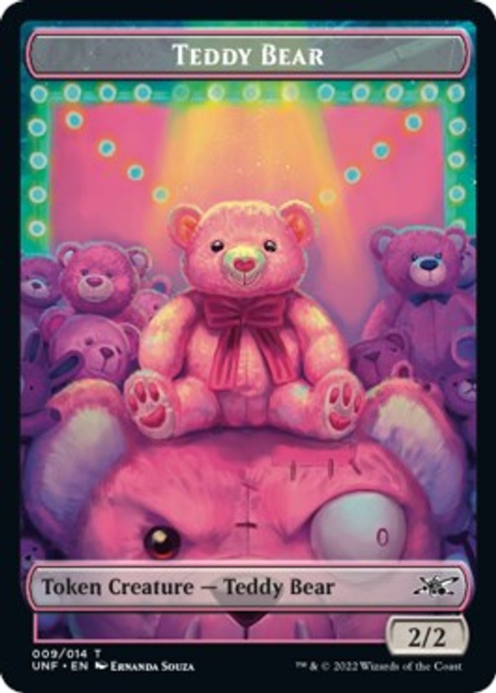 Teddy Bear Token [UNF – 9] Token NM Unfinity MTG