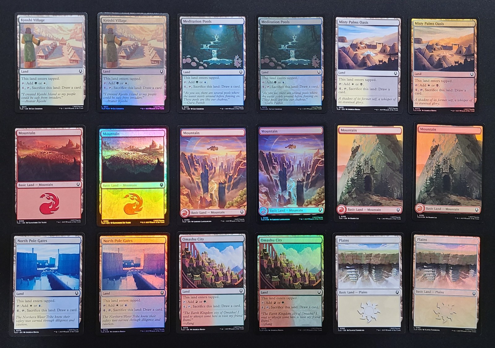 🐉 MTG Avatar: The Last Airbender – Land & Token Singles – A to Z – NM – TLA 🍵