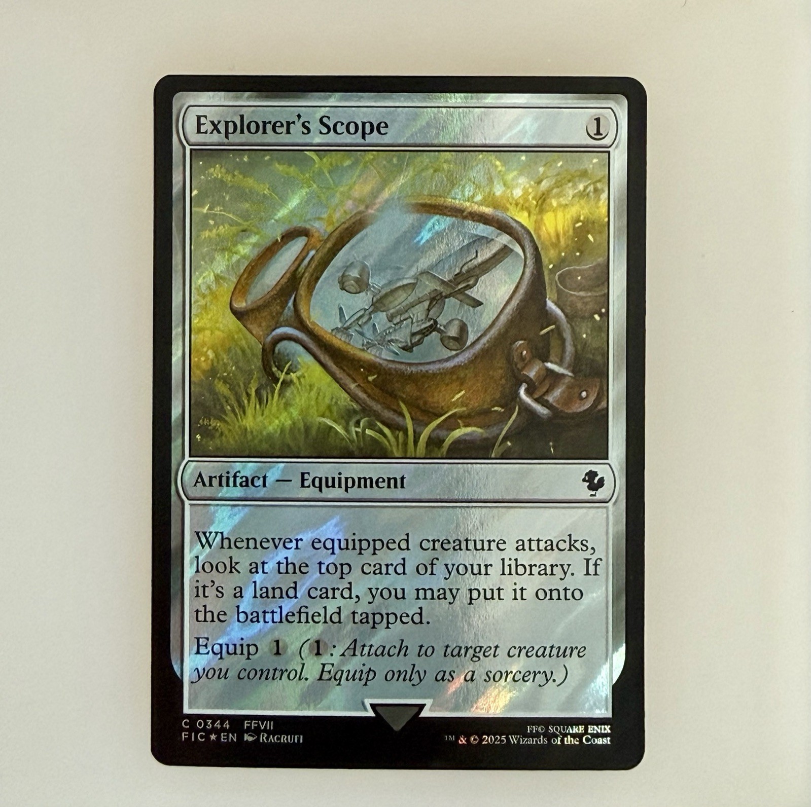 MTG: Explorer’s Scope (Surge Foil) Commander: Final Fantasy Foil NM