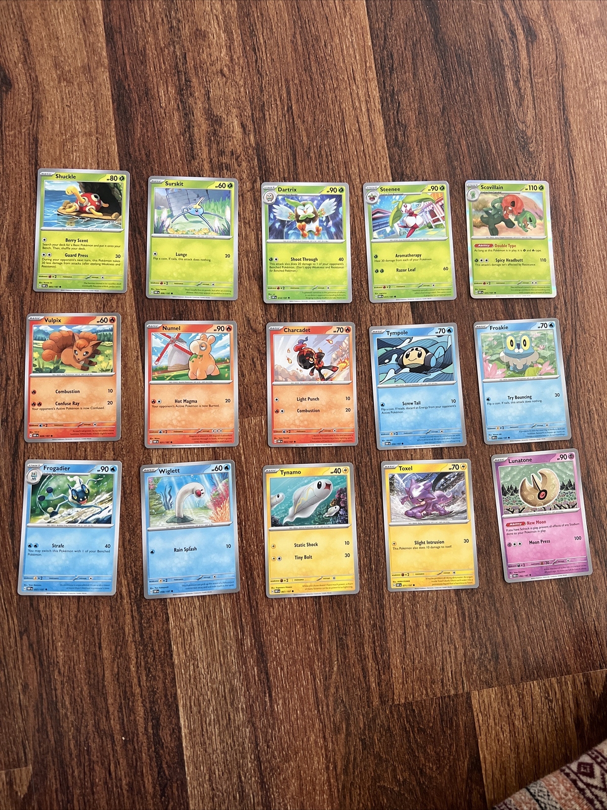 2023 Polemon Obsidian Flame Complete Your Set 28 Common/Uncommon, Rare, Holos