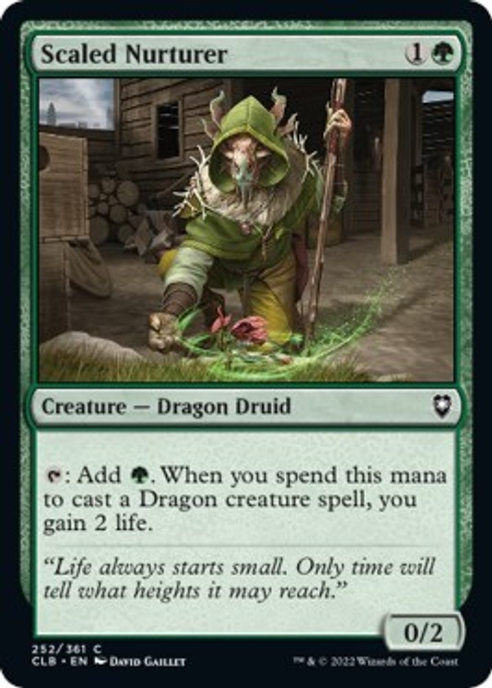 NM – Scaled Nurturer [CLB – 252] Commander Legends: Battle for Baldur’s Gate