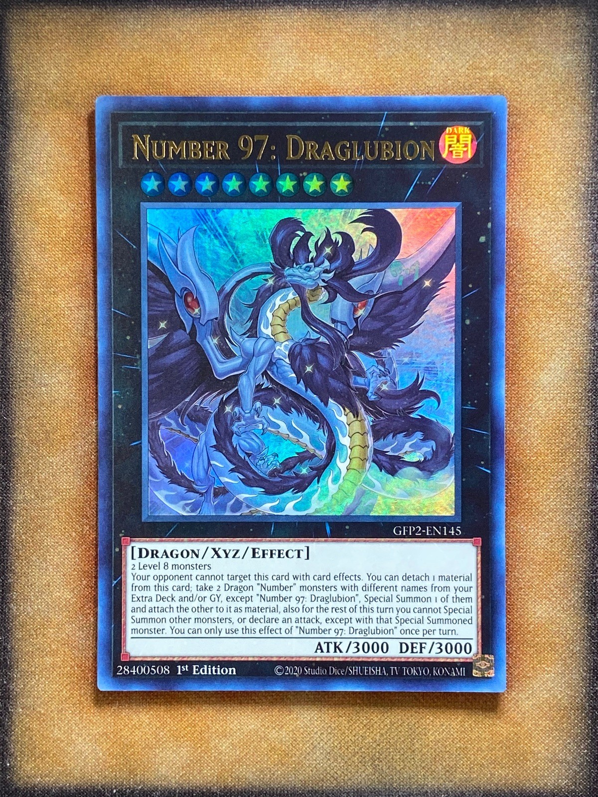 Yugioh Number 97: Draglubion GFP2-EN145 Ultra Rare 1st Ed NM