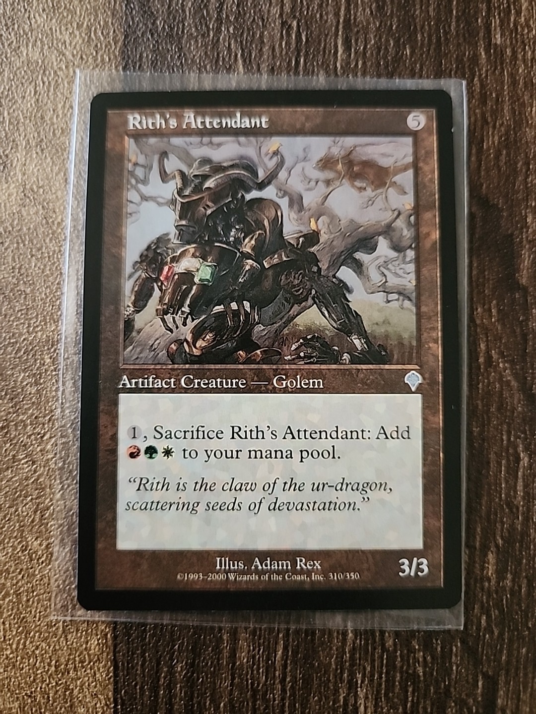 Rith’s Attendant – Invasion – MTG Magic – Uncommon – Artifact Creature