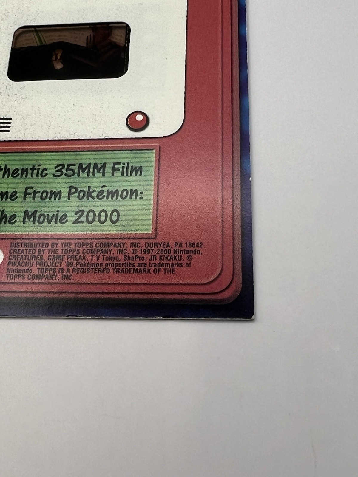 Topps Pokémon The Movie 2000 Authentic 35mm Film Frame Card 🔥