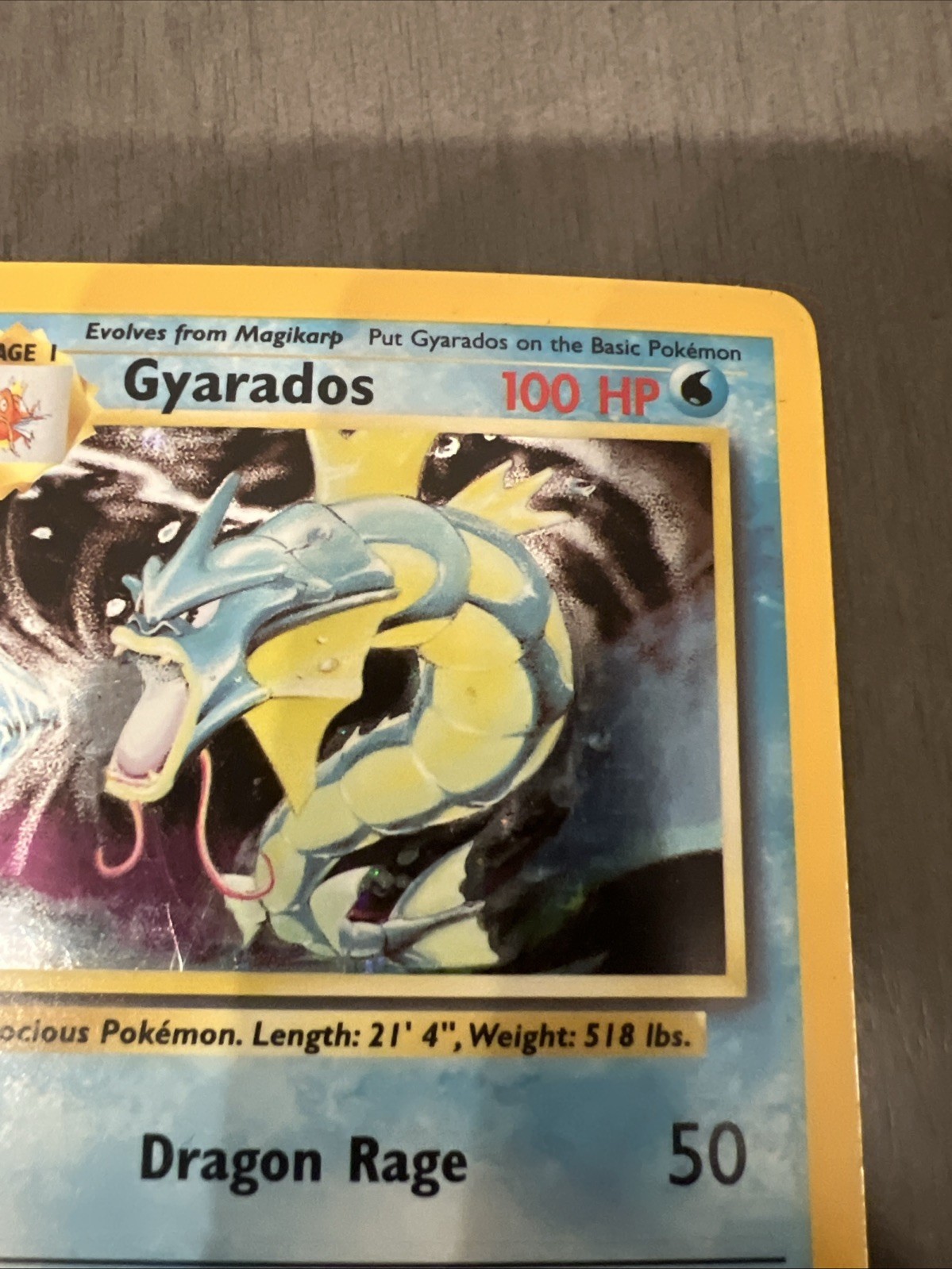 Gyarados 6/102 Base Set Holo Vintage Rare