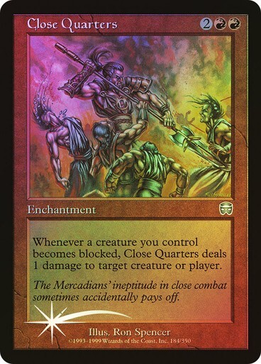 Mercadian Masques MTG FOIL Close Quarters Magic