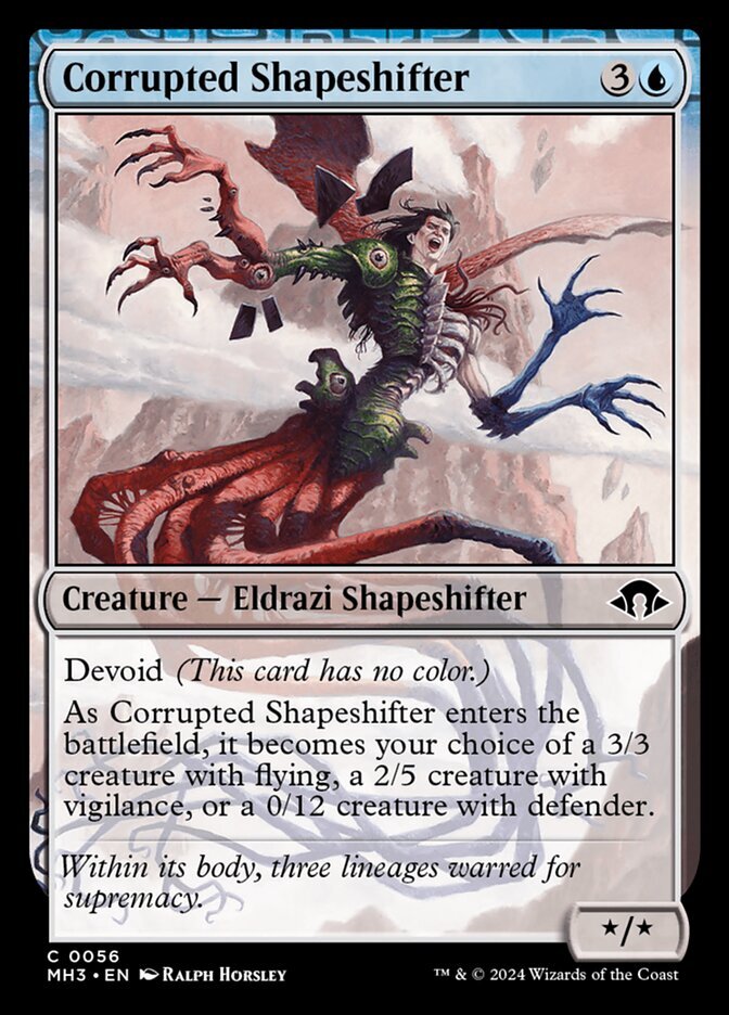 Corrupted Shapeshifter (056) Modern Horizons 3 x4 4x MH3 MTG Playset Magic