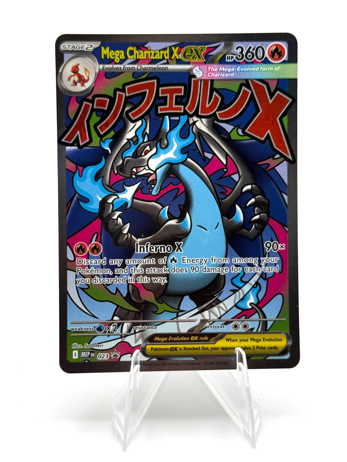 Pokemon Mega Charizard X ex 023 Mega Evolution Promos Promo Near Mint