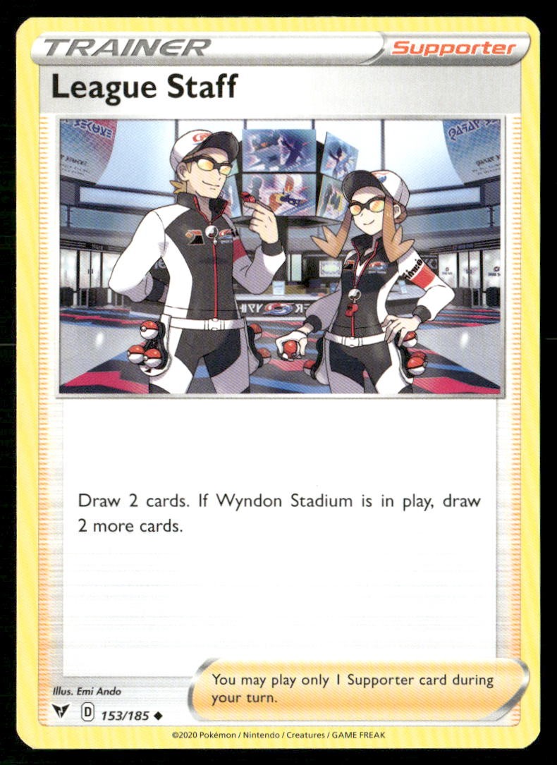 League Staff [SWSH04 – 153/185] SWSH04: Vivid Voltage – NM