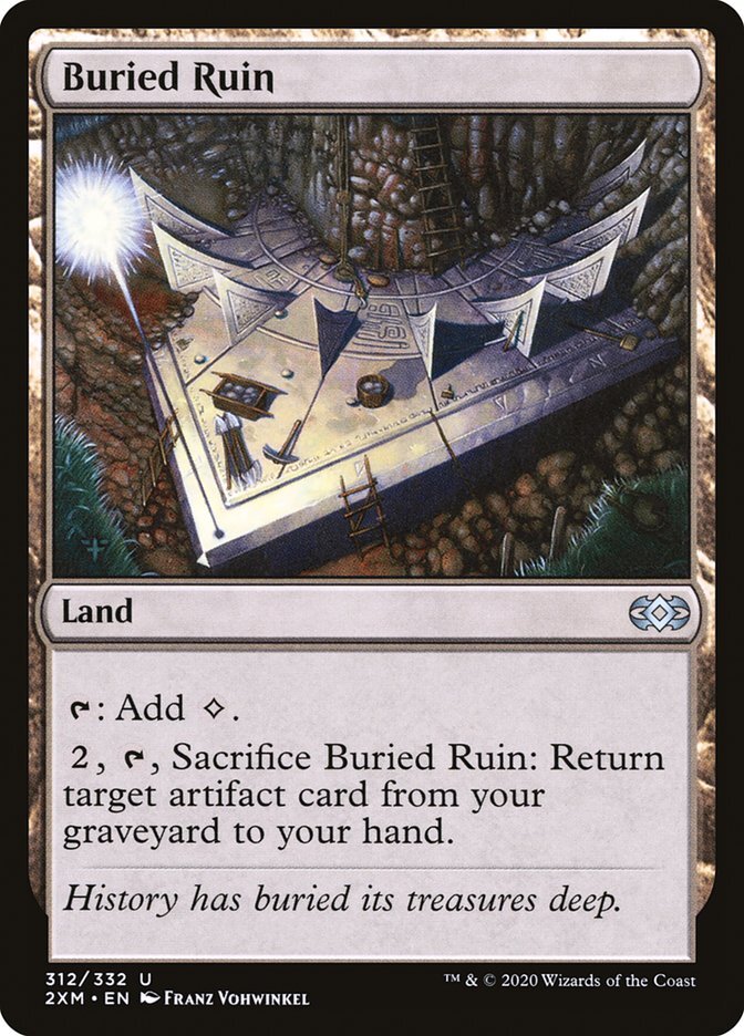Magic the Gathering (mtg): 2XM: Buried Ruin (x 4)