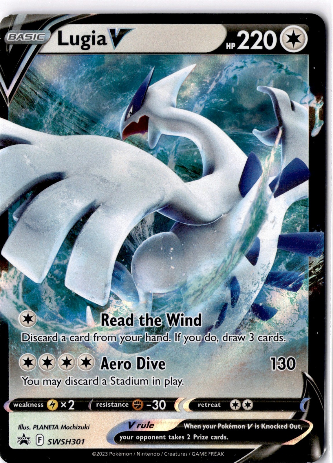 Lugia V SWSH301 Promo SWSH: Sword & Shield Promo Cards LP
