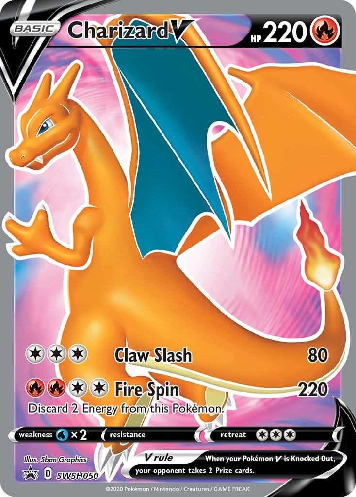 Charizard V [SWSD Holofoil – SWSH050NM