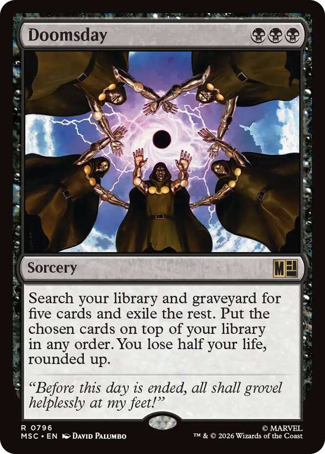 x1 Doomsday R MTG Commander: Marvel Super Heroes M/NM, English