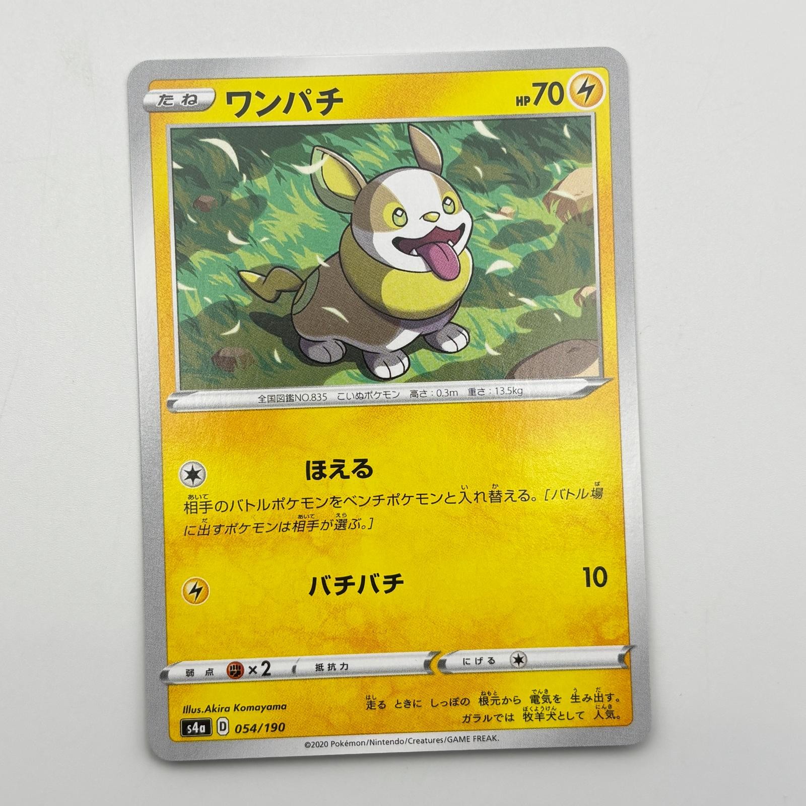 Yamper 054/190 None Shiny Star V Pokemon Japanese Near Mint