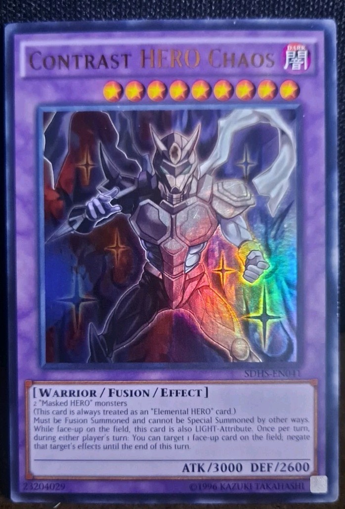 Contrast Hero Chaos SDHS-EN041 Ultra Rare 1st Edition