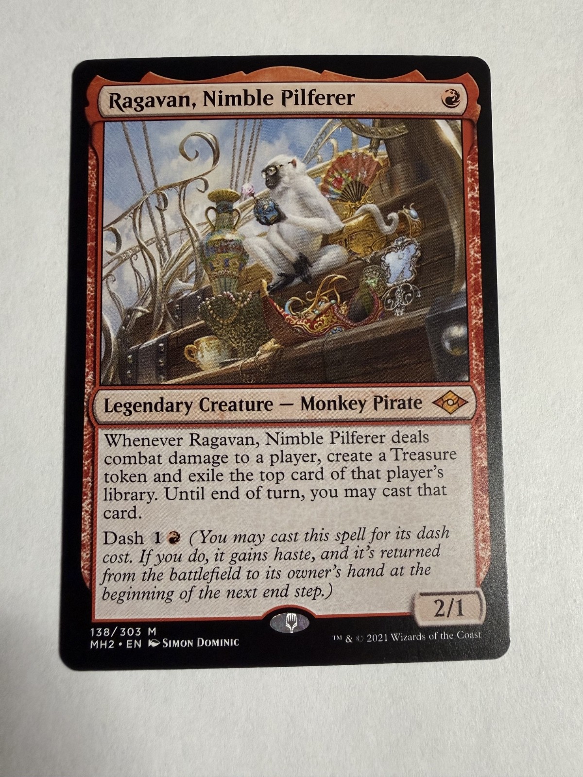 Modern Horizons 2 Magic: The Gathering Ragavan, Nimble Pilferer