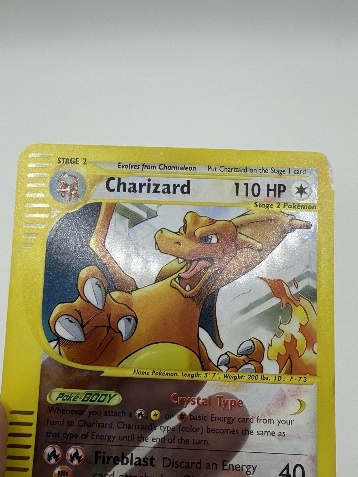 2003 Pokemon Skyridge Charizard Box Topper #9