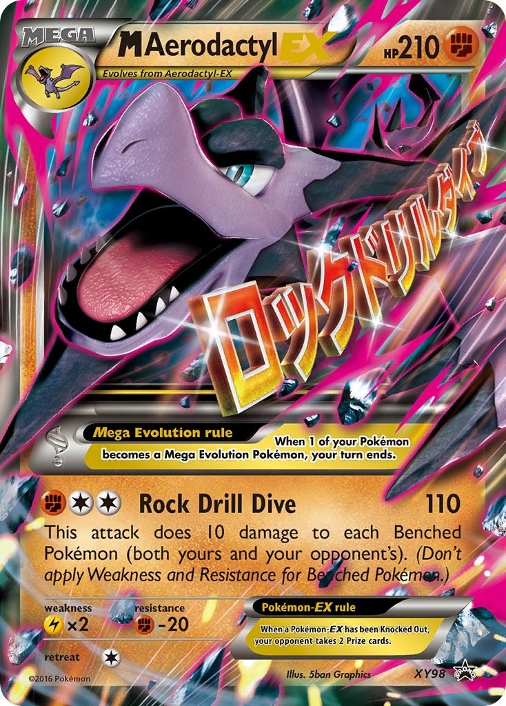 M Aerodactyl EX – XY98 – XY Promos – DM