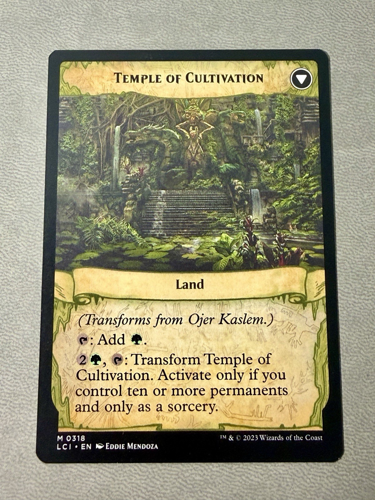 Ojer Kaslem, Deepest Growth (Showcase) #318 NM Lost Caverns of Ixalan Magic MTG