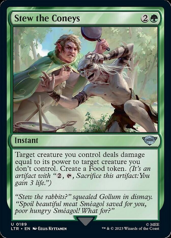 MTG Stew the Coneys (189/479) The Lord of the Rings Tales of Middle-earth NM