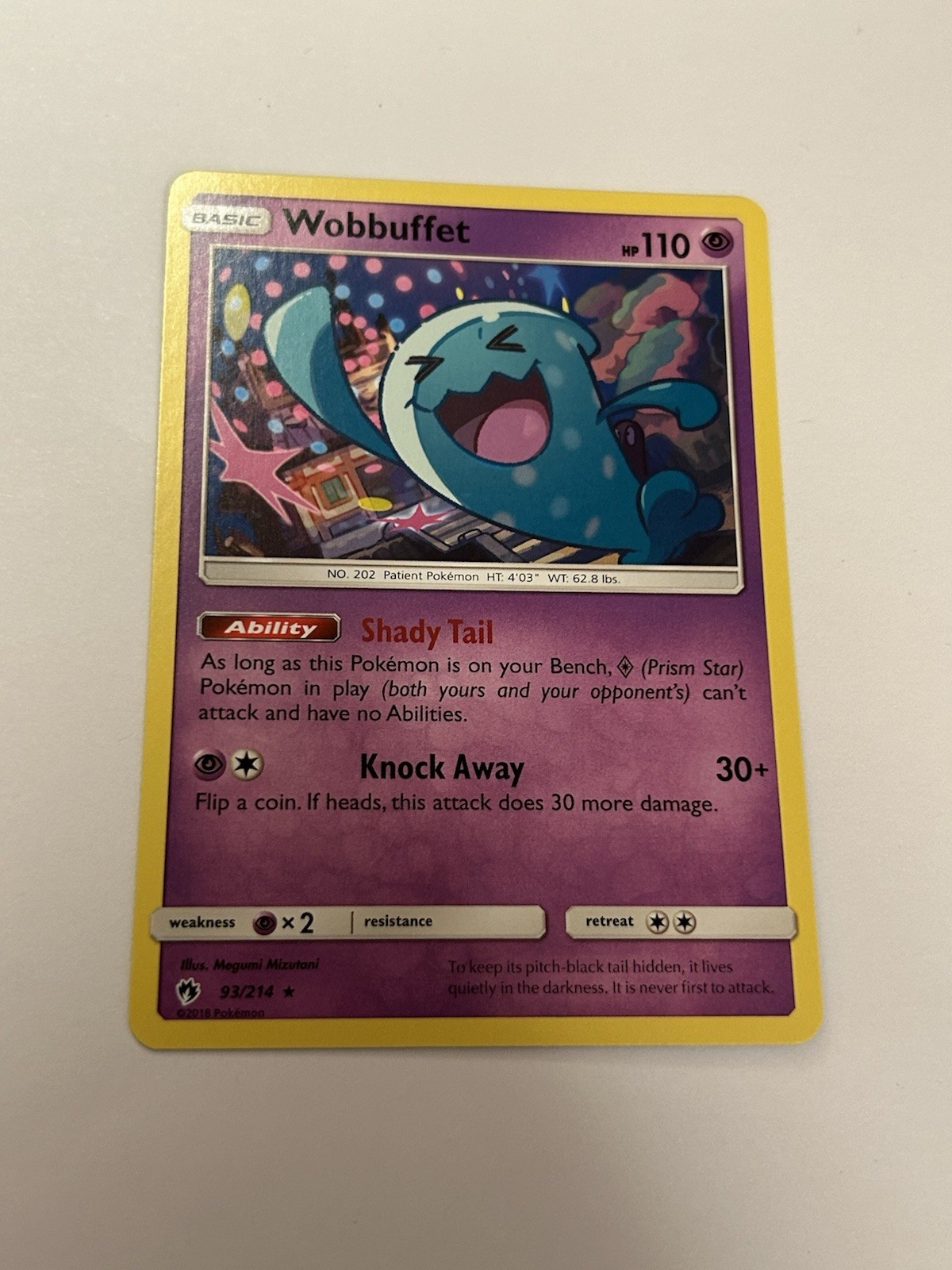 Wobbuffet 93/214 Sm-Lost Thunder Regular