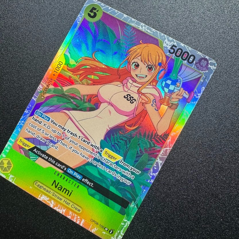 Nami OP08-106 SR One Piece TCG English Card Near-Mint