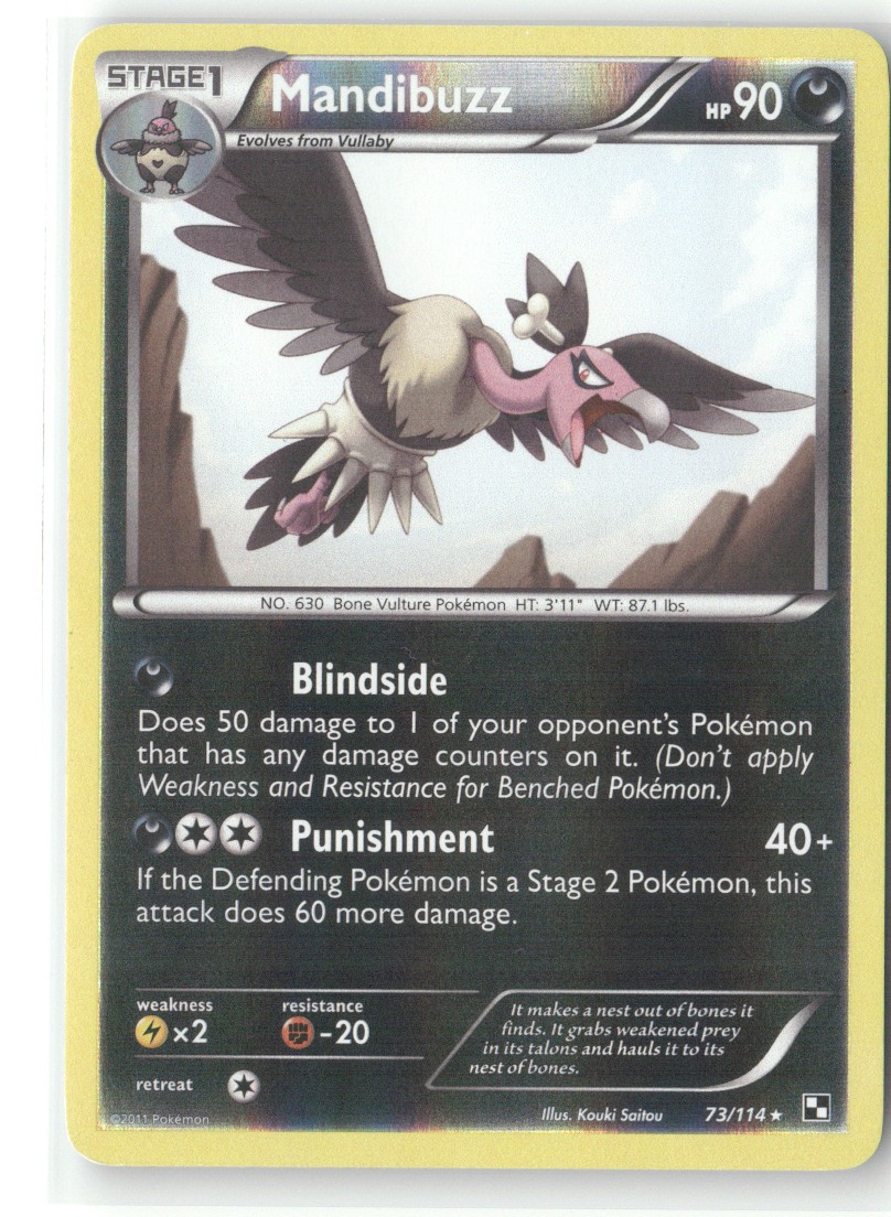 Mandibuzz Black and White [BLW – 73/114]