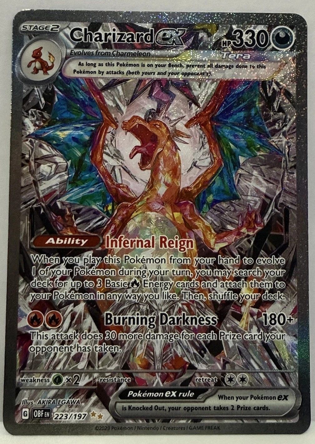 Charizard ex 223/197 SV03: Obsidian Flames Holo