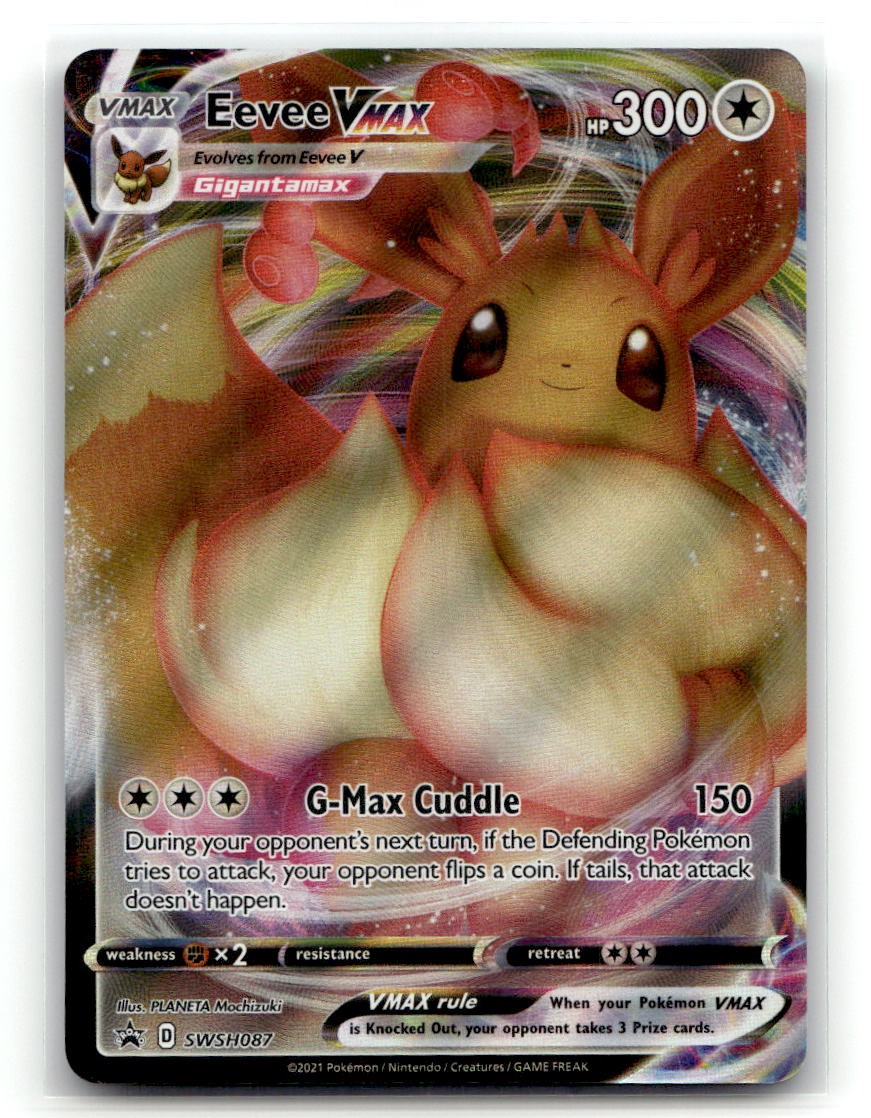 Eevee VMAX SWSH087 Holo Promo Sword & Shield Promo Pokemon NM