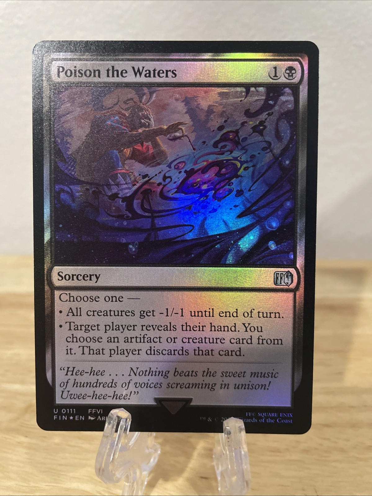 MTG Poison the Waters FOIL #0111 Final Fantasy Uncommon NM/M