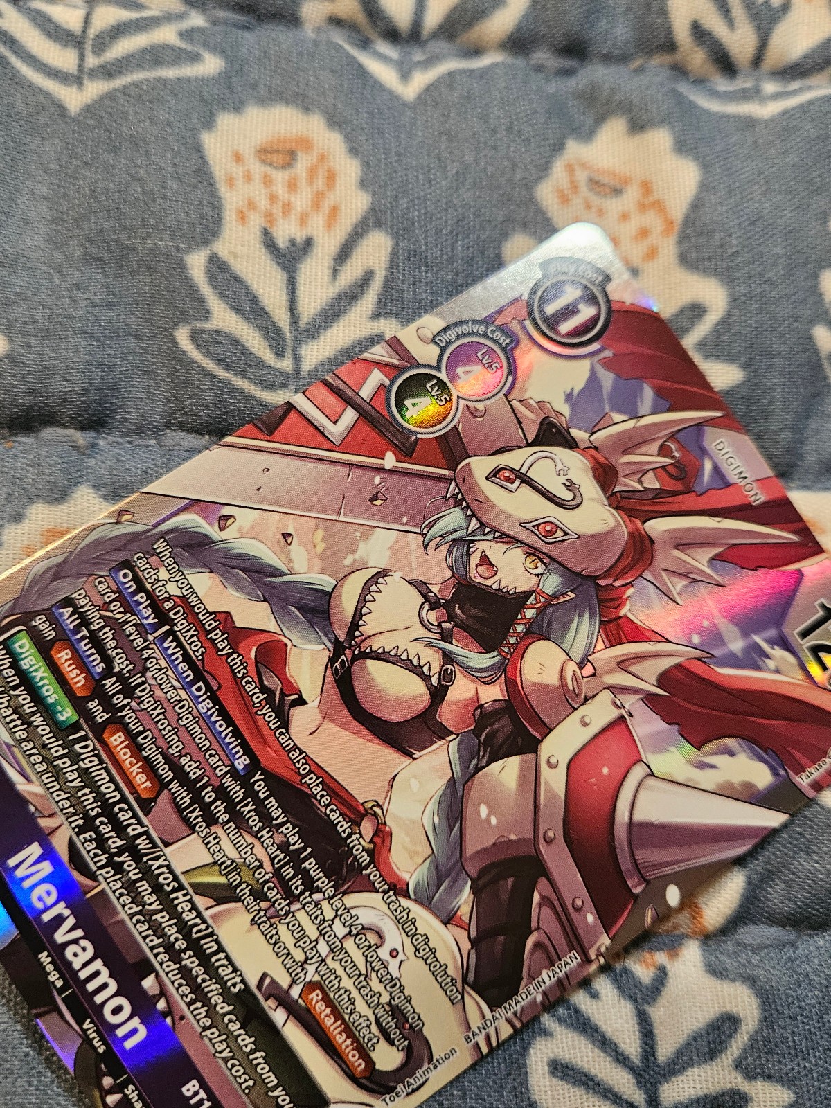 Mervamon Super Rare Dimensional Phase BT11-086 SR Digimon
