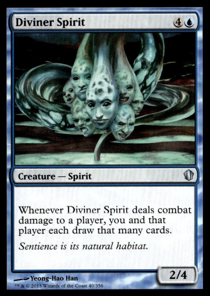 2013 Commander 2013 Diviner Spirit Commander/Uncommon #40