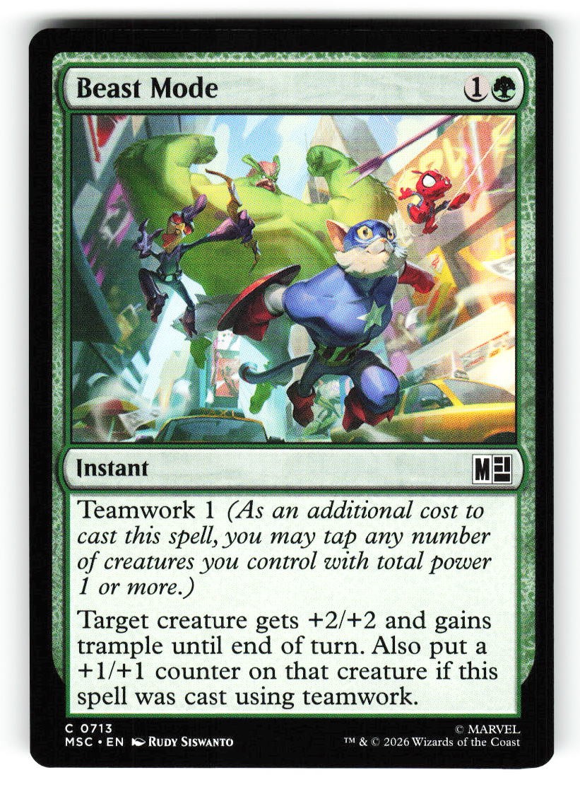 Beast Mode #713 (NM) (Non-Foil) (C) (MSC) Magic MTG