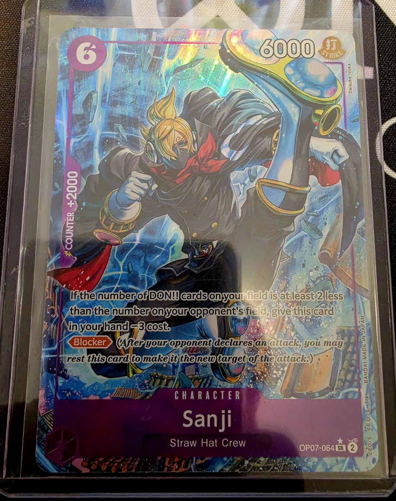 🔥 Sanji OP07-064 Alternate Art One Piece Card Game English 🔥
