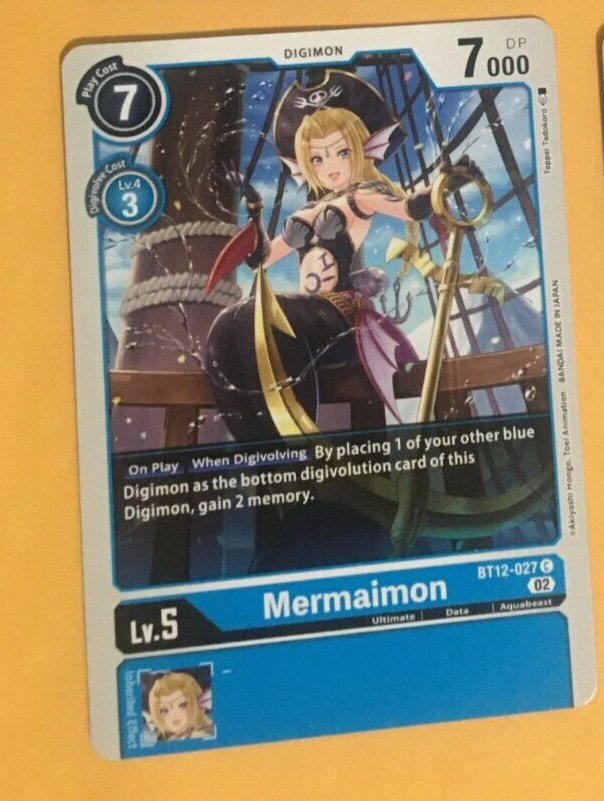Mermaimon BT12-027 C Digimon CCG | Across Time Near Mint English