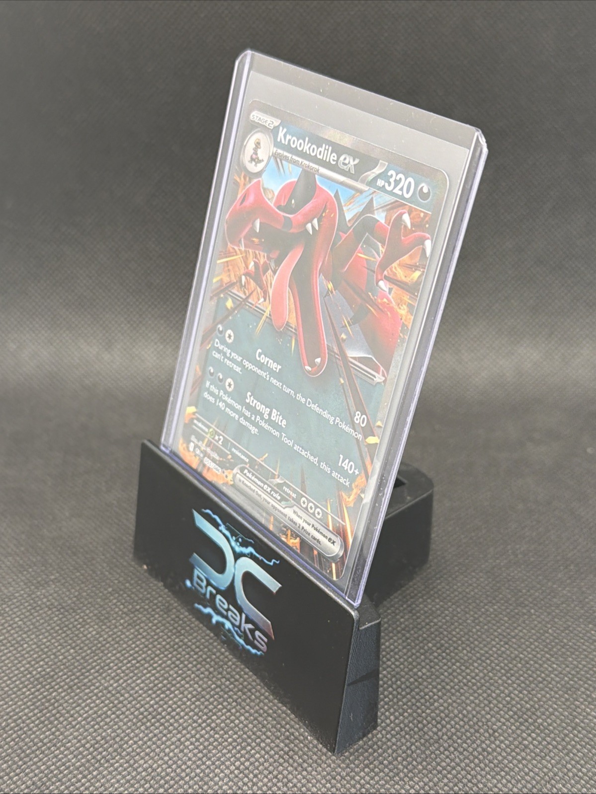 Krookodile ex 55/86 Double Rare Pokemon Chaos Rising