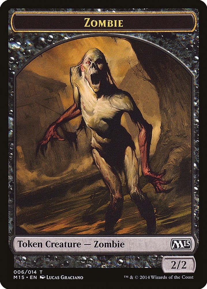 Zombie Token [Magic 2015 (M15) – 6] NM