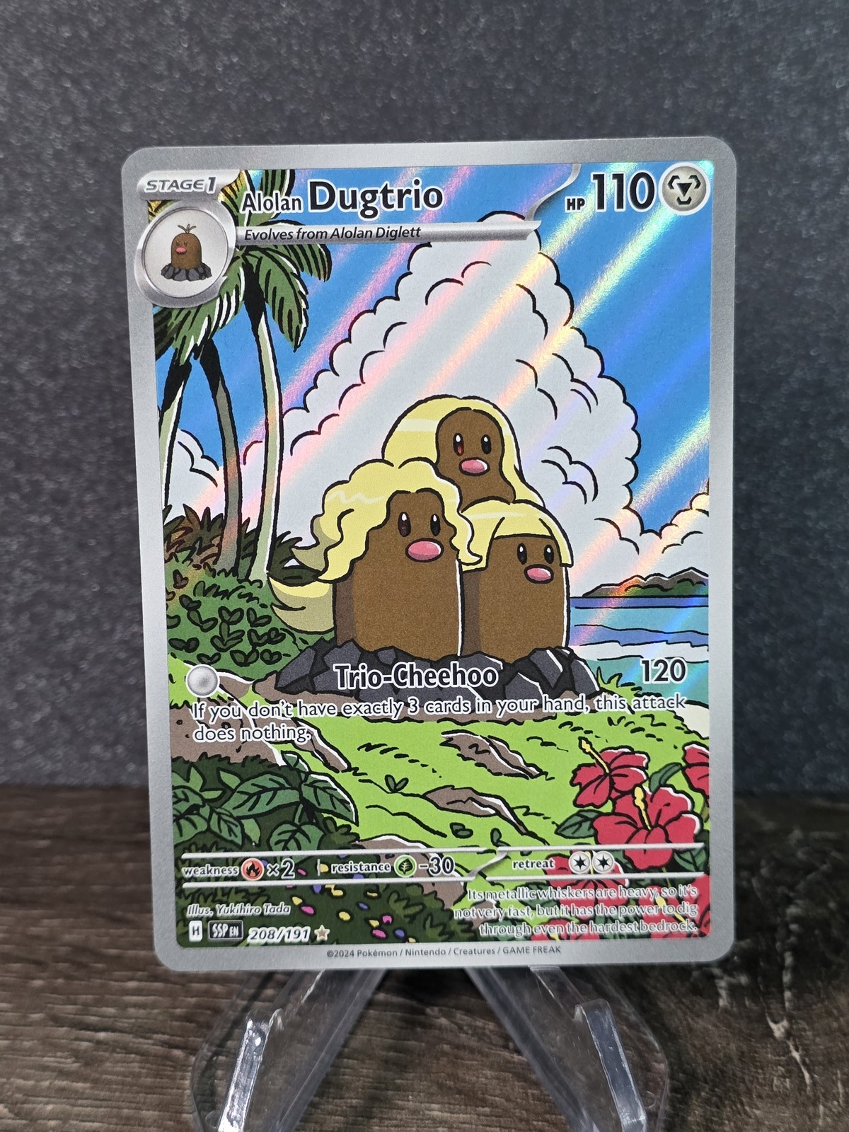 SV08: Surging Sparks #208/191 Alolan Dugtrio