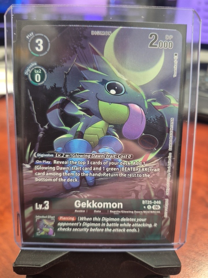 Digimon TCG Dual Revolution #BT25-046 U Gekkomon (Full Art)