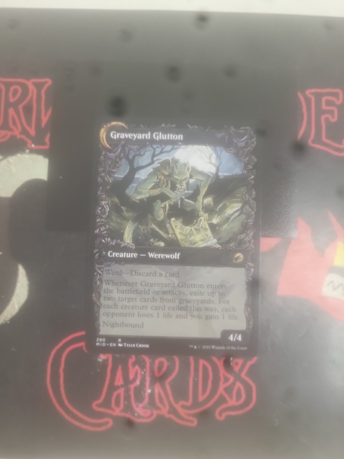 Magic The Gathering Midnight Hunt “Graveyard Trespasser” 390 SHOWCASE RARE NM