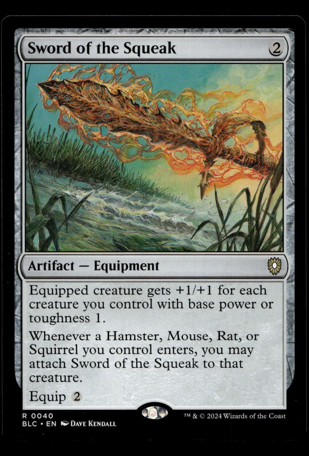 Sword of the Squeak #40 MTG Bloomburrow NM X1