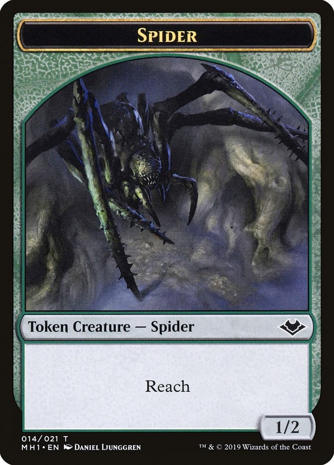 4x Spider Token – Modern Horizons – NM – SPARROW MAGIC